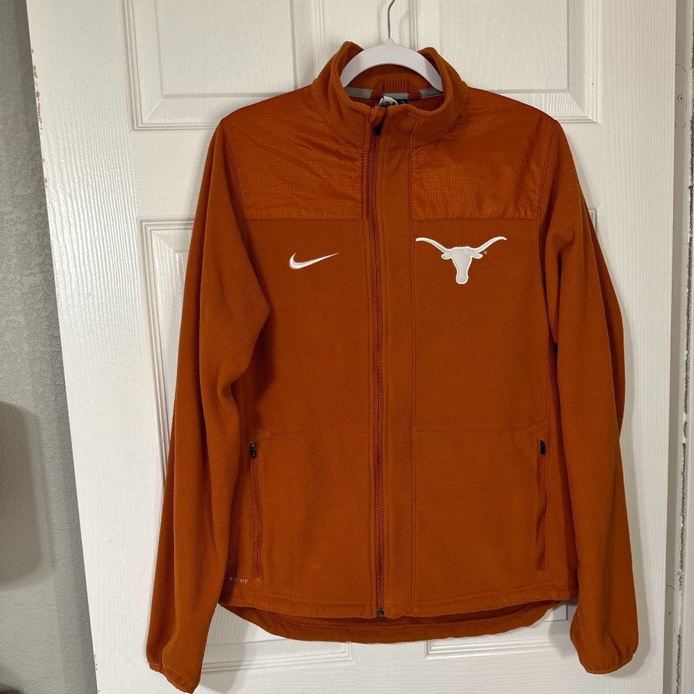 Nike Unisex Vintage Texas Longhorns Therma-Fit Jacket Orange Sz S